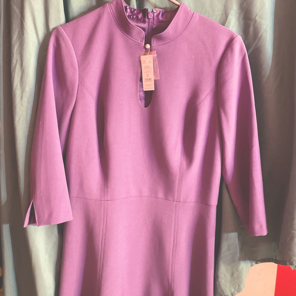 WHBM *NWT* beautiful A-line MIDI Dress Lavender/purple 💜